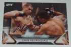 Cain Velasquez Signed Auto d Ufc 2016 Topps Knockout 5x7 Card 19   49 Bas Coa