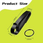 Heavy Duty Key Ring Holder Tactical Police Security Keychain Belt Clip Spring