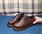 Women s Shoes Ladies Leather Female Round Toe Sewing Retro Comfortable Footwear
