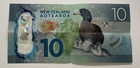 New Zealand 10 Dollars 2015 P-192 Whio Ducks Clear Polymer Aotearoa Banknote