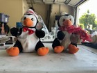 Coca Cola Collectable Penguin Bean Bag Plushies Set Of 2