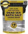 100  Pure Dead Sea Bath Salt - Coarse Grain 19 Lb Bulk Resealable Pack For Soaki