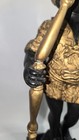 Vintage Blackamoor Style Statue Black Gold Venetian Figurine Horn Damaged