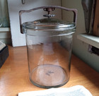 Whitall Tatum   Co Pat 1895 Pontiled 10 1 2  Museum Specimen Jar With Lid  clamp