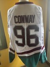 Mighty Ducks Of Anaheim Charlie Conway  96 Hockey Jersey Anaheim Ducks Med Euc