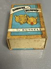 1939 Animal Rummy Russell Press Vintage Card Game 44 Cards Box Instructions