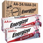 48 Count Aa   Aaa Batteries Combo Pack - 24 Max Double A   24 Max Triple A