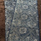 Vintage Japan Boro Old Japanese Cloth Cotton Stencil Dyeing Arabesque Scraps