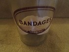 Vintage A s  Aloe Co Bandages Glass Apothecary Medical Supply Jar