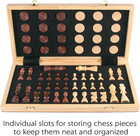 15   Wooden Chess   Checkers Set  2 In 1 Board Games -2 Extra Queens -24 Cherker