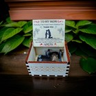 New    to My Mom    Handmade Wooden Hand Crank Music Box