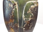 Ancient Chinese Liangzhu Dyn  Jade Ritual Cicada Amulet W 6 Characters