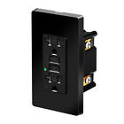 20a Amp Gfci Outlet Receptacles Tamper-resistant Tr Wr With Led Indicator Black