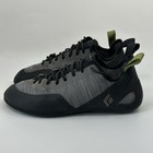 Black Diamond Momentum Climbing Shoes Mens Sz 12 Black Bouldering Gym Lace Up 46