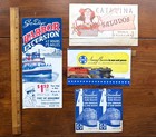 Vintage 1940s Socal Travel Ephemera Lot Santa Fe Railway Catalina San Diego