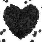 1100 Pcs Black Silk Rose Petals For Valentine s Day romantic Night wedding pr   