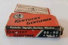 Vintage Kentucky Gentleman Bourbon Advertising Razor Blade   Box