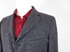 Windsor Ermenegildo Zegna Gray Tweed Inner Mongolia Cashmere Sport Coat Size 38r