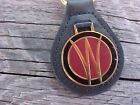 Willys Overland W o Nos Gold Leather Key Fob Nos Hi-quality Key Holder Rare