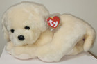 Ty Large Plush Classic - Furlow The Dog  10 5 Inch  Mwmts Stuffed Animal Toy