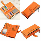Women Long Clutch Purse Leather Wallet Credit Card Holder Phone Bag Lady Handbag