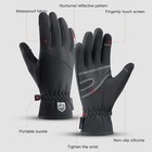 Mens Winter Gloves Touch Screen Waterproof Fleece Warm Windproof Thermal Gloves