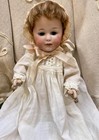 C1911 9    Gebruder Heubach Pouty Girl With Glass Eyes  Rare Model W best Outfit