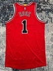 15-16 Derrick Rose Game Issue worn Bulls Red Jersey With 50 Year Patch  Xl 2