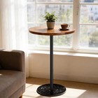 Side Table  Round End Table  Small Drink Table For Small Spaces  Modern Accent N