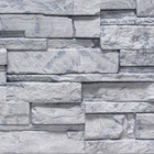 Novikstone Carrara Collection  13 13in X 41 5in  Polymer Stone Siding In Grigio