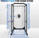 1200lb Power Cage  Black Squat Rack W safety Bars power Rack System For Home Gym