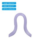 240pcs Quilling Strips Paper 3mm X 39cm Origami Paper Light Purple
