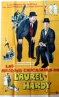Vintage 1969 Laurel   Hardy Movie Poster Argentina Spanish Release 43x29 In