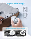  1-pack  European Travel Plug Adapter   Foldable International Power Plug With 2