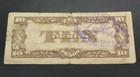 Wwii Japanese Invasion Money Philippines 10 Pesos 1942 Military Currency