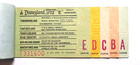 Disneyland 1980 Adult Vintage A-e Park Ride Admission Ticket Book Disney
