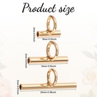 12pcs Pin To Pendant Converters 3 Sizes Brooch Pendant Converter Brass Pin Neckl
