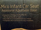 New Maxi Cosi Mico Max 30 Nxt Ap Infant Car Seat Extra Add-on Base - Black