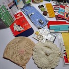 Vntg Sewing   Craft Notions Lot     Seam Binding  Snap Fasteners  Needles   More