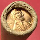 1958-p Obw Old Bank Wrap Roll Bu Uncirculated Lincoln Wheat Cent Pennies