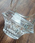 Vintage Lead Crystal Ice Bucket By Nachtmann  Silver Plated Handle