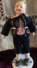 Early Antique Gebruder Heubach Bisque Laughing Model Doll  11    Rare Size Jtd Bod