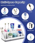Bathroom Counter Organizer - 7 Slot Toothbrush Holder Vanity Storage