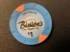 Binion s Hotel Casino  1 Hotel Casino Gaming Poker Chip - Las Vegas  Nv 