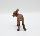 Gorgeous Antique Austrian Vienna Cold Painted Bronze Figure Of Small Fawn