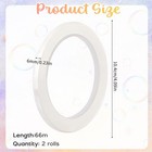 Clear Floral Tape  2 Rolls 1 4  Wide Waterproof Floral Tape For Fresh Flowers 