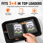 1 Pocket Top Loader Binder  Mini Trading Card Binder Album For 3x4 Rigid Protect