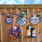 Huge American Eagle Miller Lite Metal Sign Man Cave Bar Pub Decor 15 5x14 5 In 