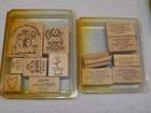 79 Stampin Up Rubber Stamp Lot Set Scrapbook Very Punny Tags So Much Have Heart 