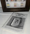 Vtg 1975 Mechtronics  Moon Phase Planters Clock  tested Works instruction Book